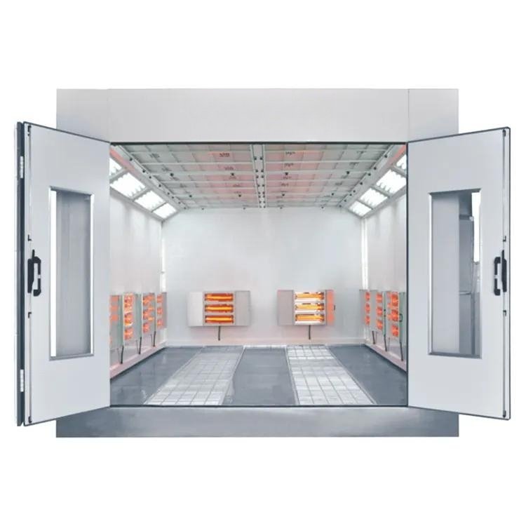 Hot Sale Prep Station Spray Booth Used Car diesel burner Water Curtain Dry Filter Spray Paint Booth